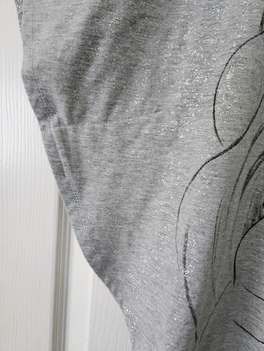 Disney Gray ARIEL Graphic Tee with Mint Accents - Medium - Picture 8 of 10